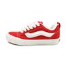 Vans Knu Skool Текстиль, Разделенная Коровья Кожа Устойчивая к Истиранию Низкие Кеды для Скейтборда Унисекс Красный VN000D75BOP