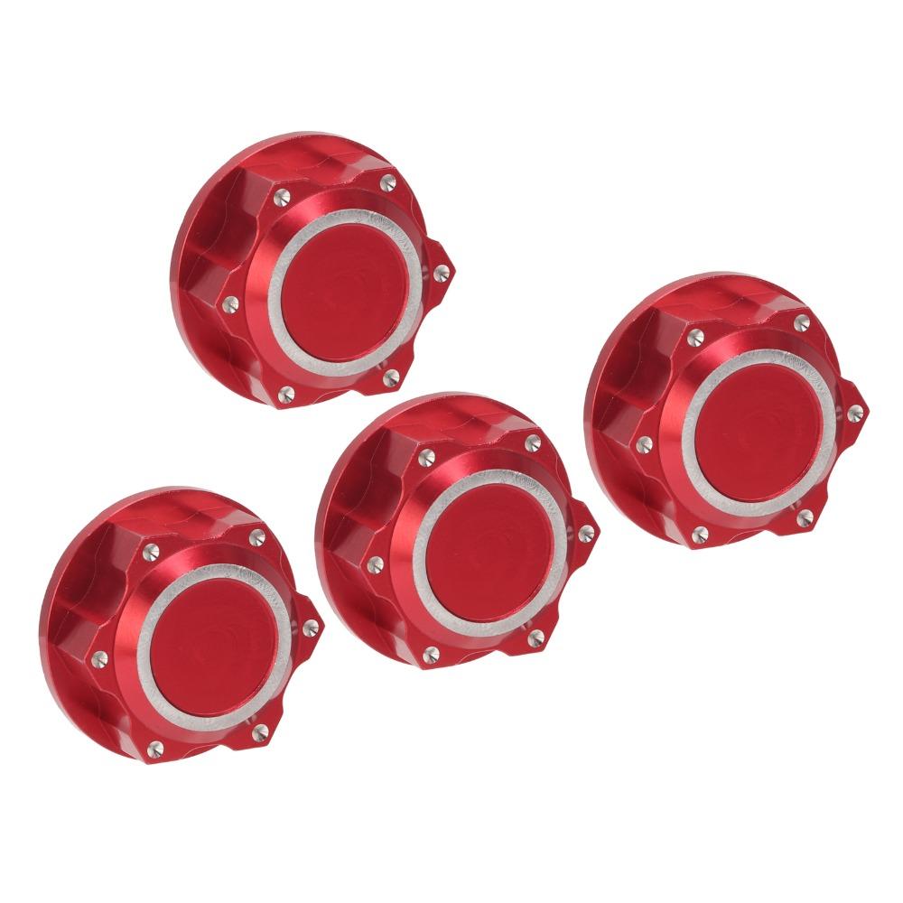 4Pcs RC Accessories Wheel Lock Nuts Dust-Proof Hub Nuts for ARRMA 1/5 Kraton 8S RC Car For RC Car
