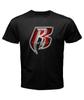 Ruff Ryders The Record Label Red Logo Regular Fit Black Unisex T-shirt