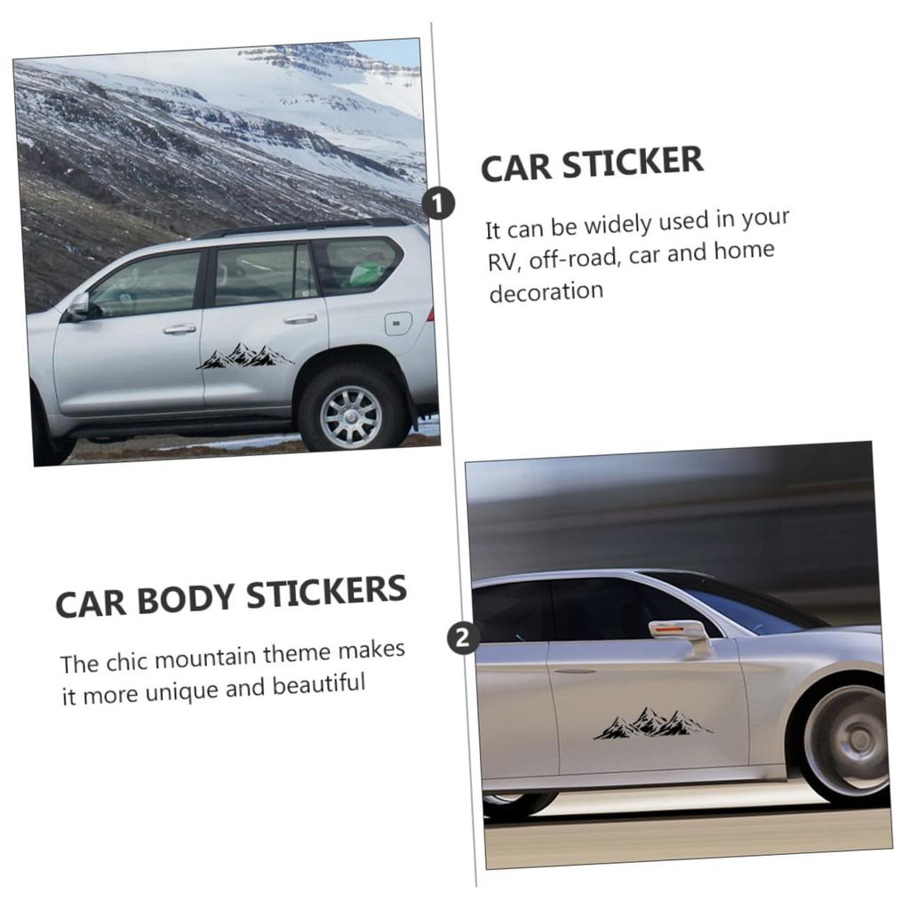 TINEASUR Наклейка-плавник Наклейка на автомобиль Наклейка-гора Наклейка-звезда Наклейка на бампер Наклейка в форме горы Графика для автодома
