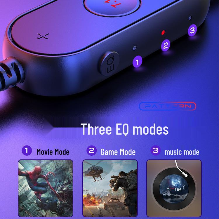 Игровая проводная гарнитура Fifine H6 RGB 7.1 для ПК и ноутбука.