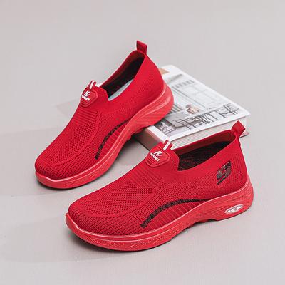 Распродажа Обувь Женские Летние Кроссовки Повседневные Кроссовки Обувь для Ежедневных Поездок Плоская Подошва Удобные Слипоны Носок Однотонные Женские