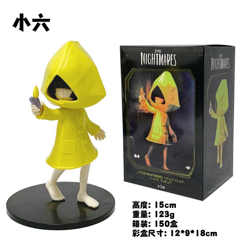 Игра GK Little Nightmares Аниме Фигурка Six Фигурка Mono Фигурка на шарнирах Аниме Игра ПВХ Фигурка на шарнирах Кукла Подарок для фанатов