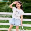 Macakids Girls' Summer Cooling T-shirt and Skirt Set