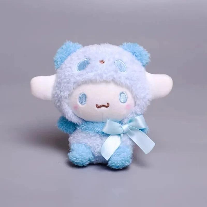#Kawaii Sanrio Keychain Plush Anime Kuromi Doll Keyring Hello Kitty Plushie Cinnamoroll KeyChains Bag Pendant Toy#