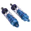 2Pcs RC Car Shock Absorber Adjustable Aluminum Alloy Rust Prevention RC Car Spring Damper for 1 10 RC Car Dark Blue