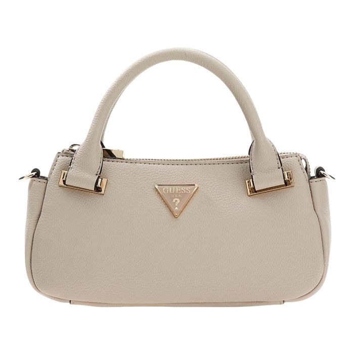 GUESS Женская кремовая сумка через плечо - Evie Mini Satchel Светло-тауповый 331274