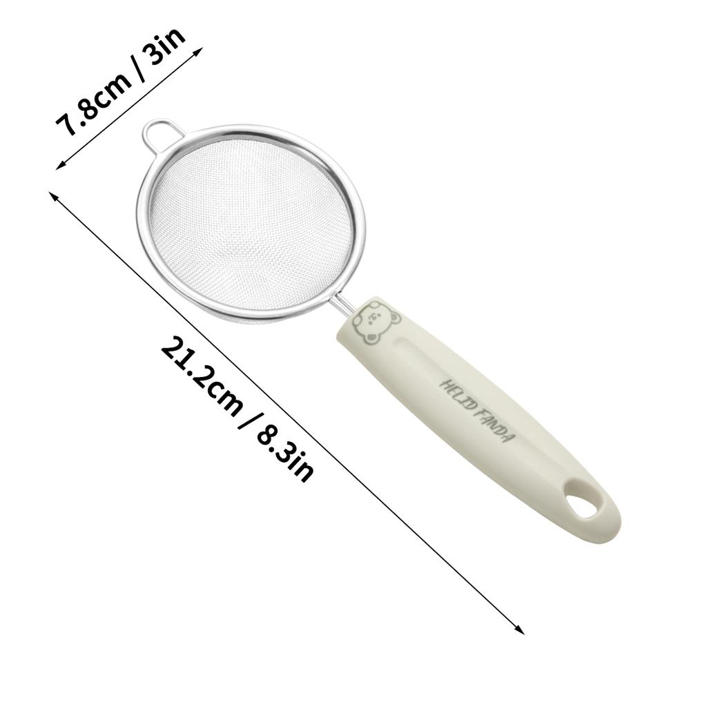 Сито для муки из нержавеющей стали 304 с плоской ручкой, фильтр для соевого молока, фильтр для сока, сеточка для масла, кухонные гаджеты