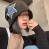 New and old star printing cold hat women's summer leisure thin bag head hat showing face small pile hat tide