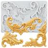 Baroque Silicone Molds Curlicues Scroll Lace Fondant Mold Cake Decorating Tools Cupcake Topper Candy Chocolate Gumpaste Mold