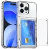 Для Apple 15promax Чехол-книжка для телефона с карманом для карт для IPhone14 Прозрачный с карманом для карт 13