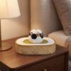 Синтетическая смола Футбольный мяч Украшение с основанием Текстурированная скульптура