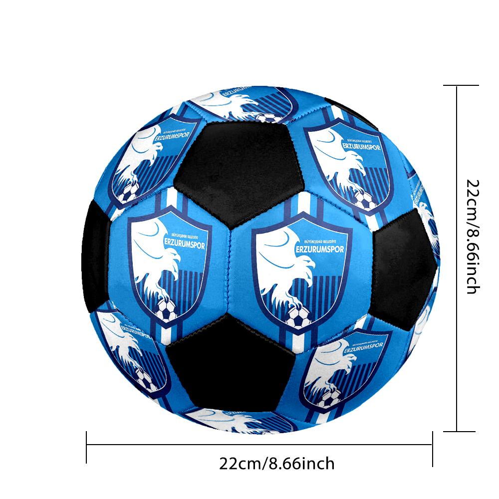 SIZE 5 Erzurumspor FK Soccer Ball Colorful All Ages Machine Stitched PVC Competition Ready Durable High-Bounce