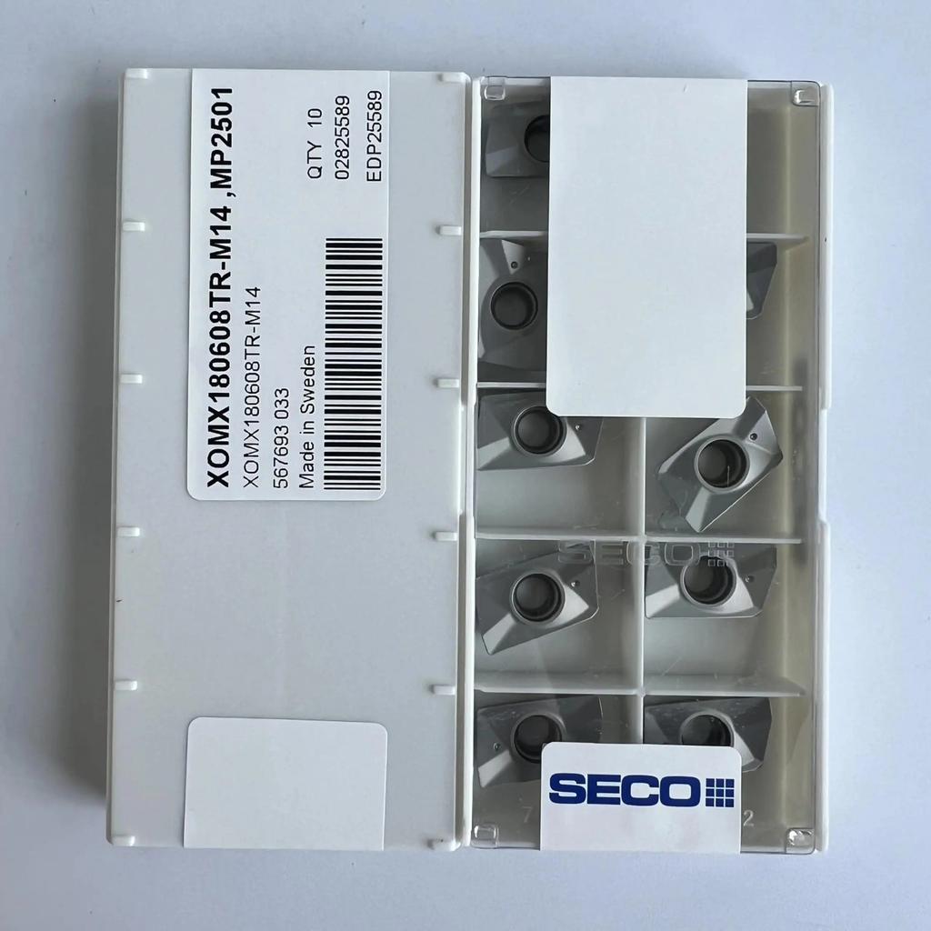 Seco / XOMX180608TR-M14 MP2501 / Оригинальное подлинное лезвие из сплава с ЧПУ 10 шт.