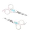 Hair Cutting Scissors for Children Hair Cutting Scissors for Babies Baby Cutting Scissors with a Lock That Is Safe for Children Set of 2 Hair Cutting