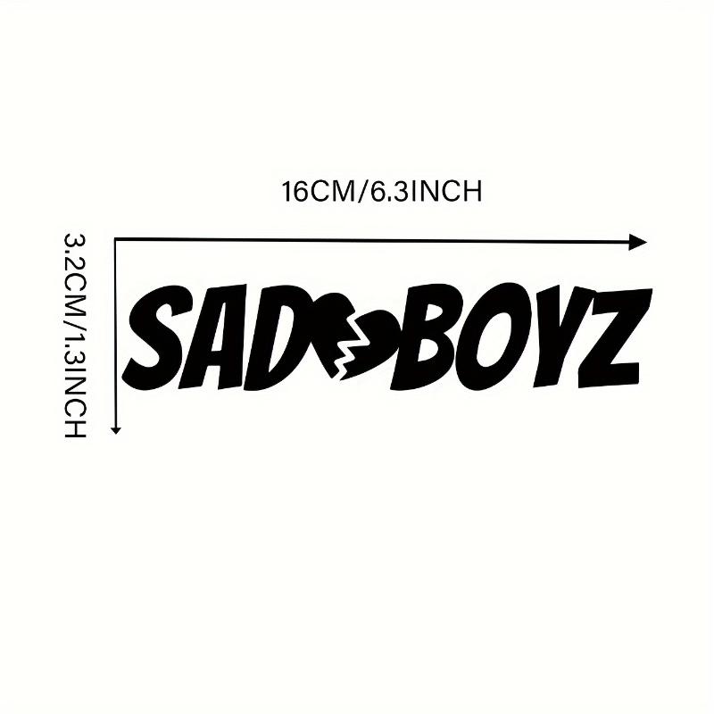 Выразительные наклейки SAD BOYS Fantasy Car для авто, окна, бампера, багажника, виниловые наклейки на заднее лобовое стекло автомобиля, стиль автомобиля