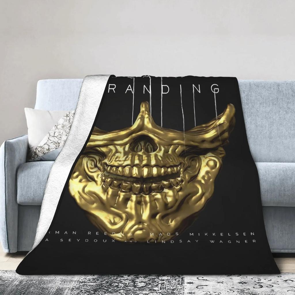 Death Stranding Plush Blanket for Kids and Adults Soft Flannel Throw Blanket for Bedroom Custom DIY Quality Bedspread Gift