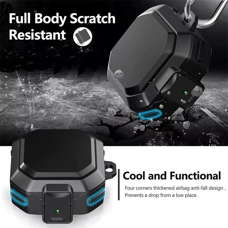 Бронированный противоударный чехол для Samsung Galaxy Buds 4 / Buds 4 Pro Аксессуары для наушников Чехол-переключатель Coque Capa Fundas