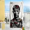 Ronaldo's Legacy Soccer Beach Towel Super Soft Microfiber Quickdry Fabric Comfortable Lightweight