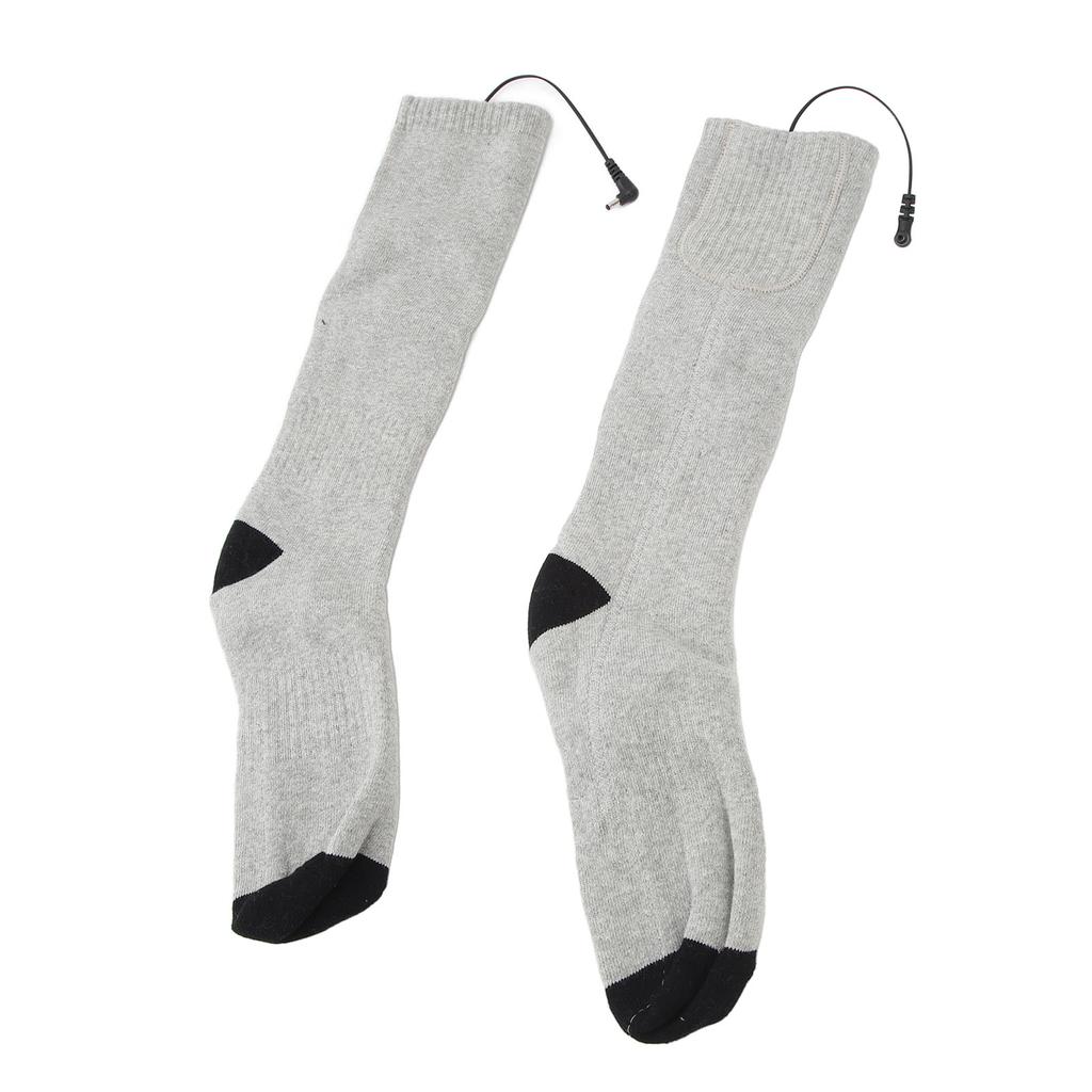 Electric Hting Socks Winter Thicken Cotton Cold Warm USB Plug in Electric Socks for Men Women