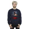 Netflix Mens Stranger Things Pumpkin Upside Down Sweatshirt
