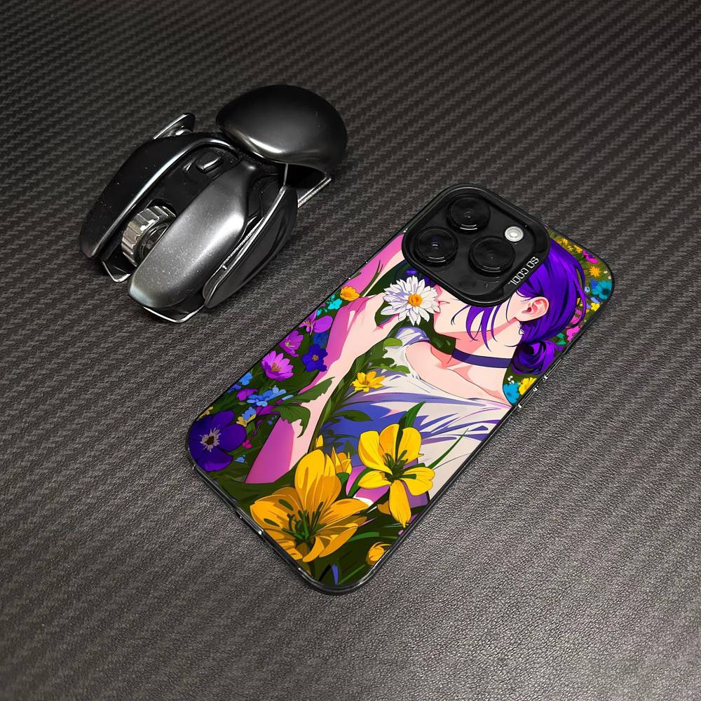 Чехол для телефона Chainsaw Man The Movie Арка Резе Цвет Серебристый Корпус Для lPhone 17 16 16e 15 14 13 12 11 Pro Max Plus