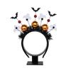 Halloween Ghost Festival White Ghost Bat with Ball Hair Buckle Hair Accessories Headband Headband Headband Party Dress Up Props