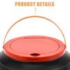 Car Wash Bucket with Lid Collapsible Water Multiuse Foldable Pail