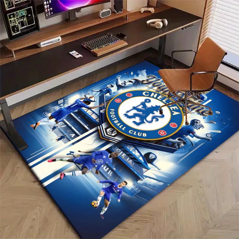 Custom C-Chelsea Mat Personalized Name, Polyester Washable Indoor Entryway Rug, Gift for Christmas, Easter, Thanksgiving Day