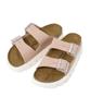 Сандалии Birkenstock Arizona Chunky из замшевой кожи 1029117 Светло-розовые