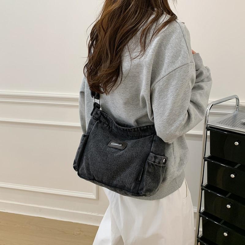 Джинсовая сумка Женская на плечо Кроссбоди Сумка для поездок Маленькая квадратная сумка