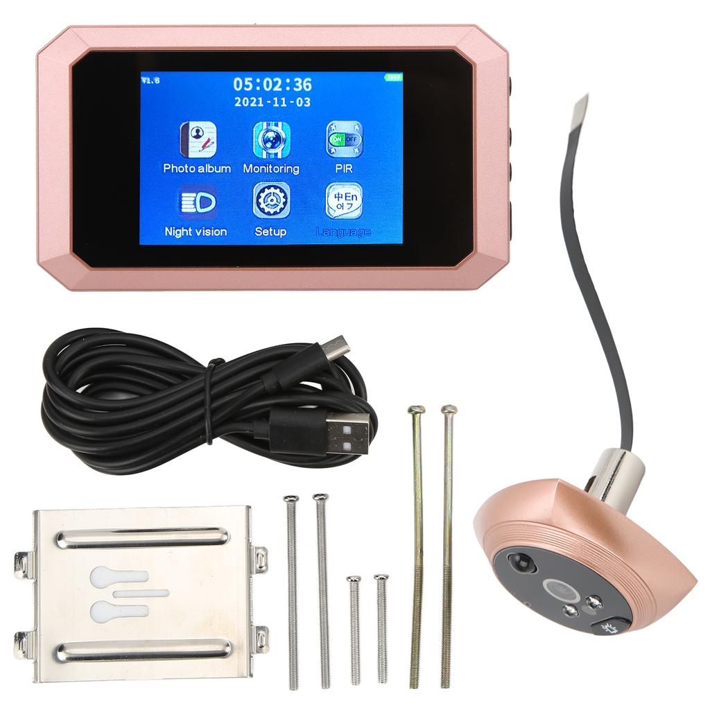 3,5-дюймовый дверной звонок с цифровым датчиком движения и ночным видением высокой четкости для безопасности дома