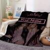 Korean Idol Girl Group Flannel Blanket Soft And Cozy Customizable With Name Perfect For All Seasons Sofa Bed Or Outdoors Personalized Gift Modern