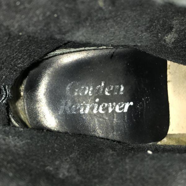 Женские инженерные ботинки Golden Retriever со стальным носком, 23.0, черная кожа(ИСПОЛЬЗОВАЛ)