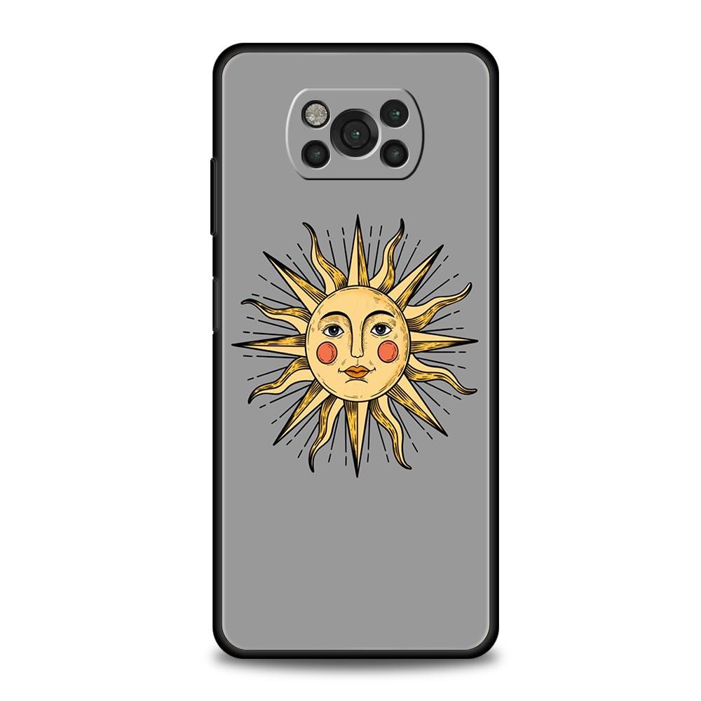 Чехол для телефона 'Солнце Луна Ангельские Глаза' для Xiaomi Mi Poco X3 NFC M3 F4 F3 M4 X4 Pro 5G Note 10 12 Lite 11 11T 10T 13 12T Pro 9T