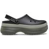 Crocs Классические сабо на платформе черные 211355 001