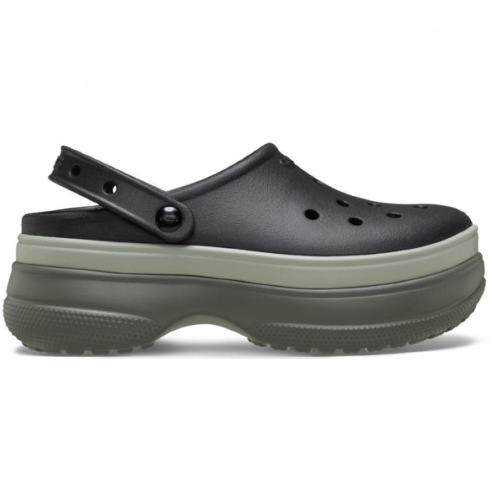 Crocs Классические сабо на платформе черные 211355 001