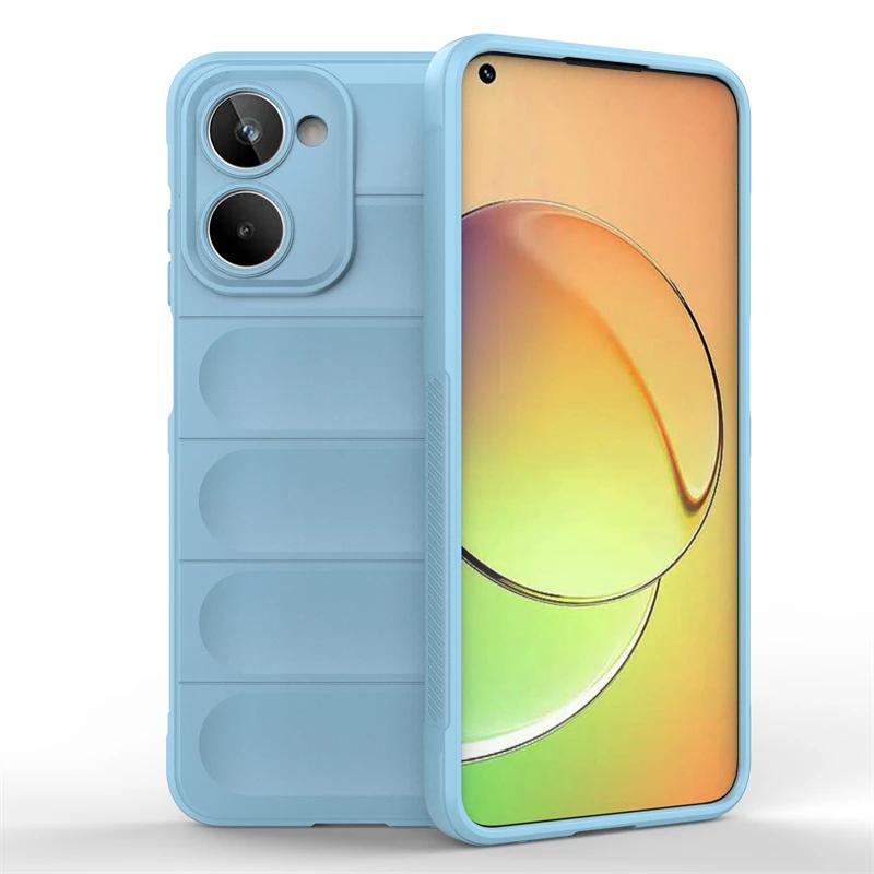 Чехол для OPPO Realme 10 4g задняя крышка чехол для телефона жидкий силикон противоударный защитный чехол Funda Coque