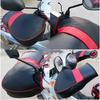 1 Pair Universal Motorcycle Gloves Bike Handle Bar Gloves Pu Leather Winter Warm Scooter Bike Windproof Handle Bar Protector