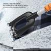 Ice Scrapers For Car Windshield Aluminum Alloy Extendable Auto Accessories Car Windshield Scraper For Window Truck SUV Vehicle