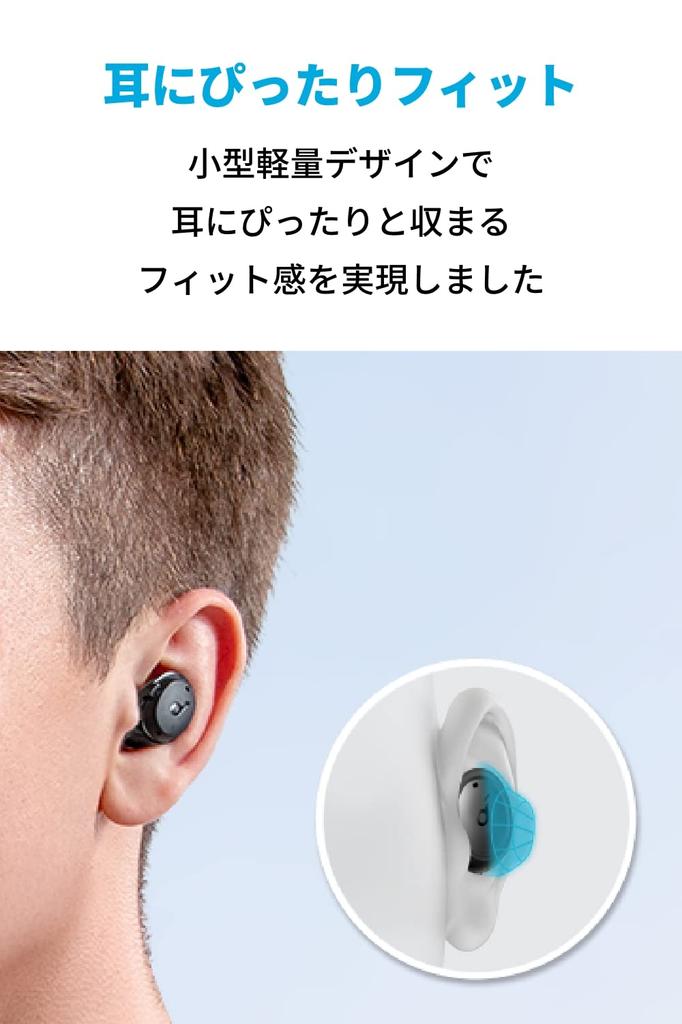 Anker Soundcore Life A3i Wireless To 40 Hours of Music Black (Bluetooth 5.2) [Completely Earphones/noise Canceling/up Playback/multipoint Connection]