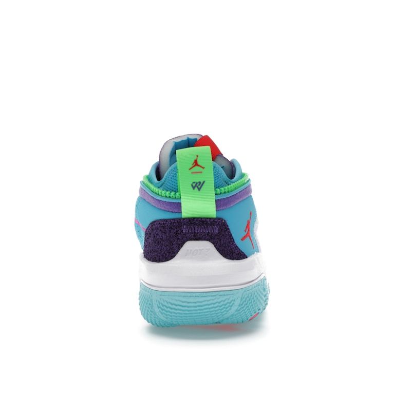 Мужские кроссовки Air Jordan Why Not Zer0.6 Childhood Синие Белые Сирена-Красные DO7189-100