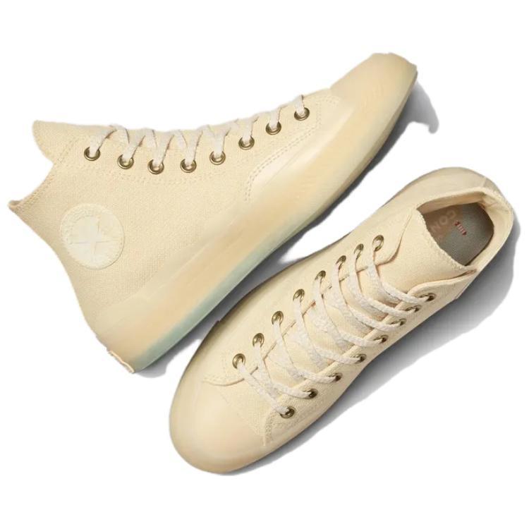 Converse 1970s Comfortable High top Canvas Shoes Unisex Beige Yellow A10079C