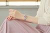 LUKIA Grow Stainless Steel Model Pink SSVW219 Ladies Silver [Seiko Watch] "Garnet Glow"