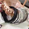 1 шт. Металлические ободки для волос DIY, Пустые гладкие обручи для волос, Повязка на голову, Однотонные тонкие оптовые ободки для мужчин и женщин, Аксессуары для волос ручной работы