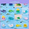 Милые пластиковые игрушки морских животных Идеально для детей Красочный набор для подводных приключений