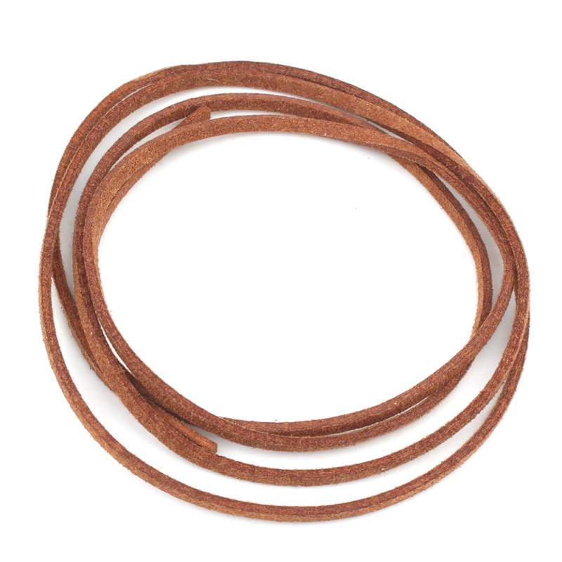 10 Colors 5M Flat Faux Suede 2.5mm Width Korean Velvet Leather Cord Rope String for Jewelry Making