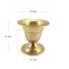 Vintage Gold Metal Vase Set – Elegant Decorative Vases for Dining Table, Wedding Flowers, Home Decor, Floral Arrangements