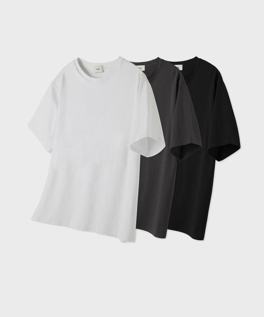 LEARVE Usual Silk Touch Cotton T-Shirt (3 Colors)