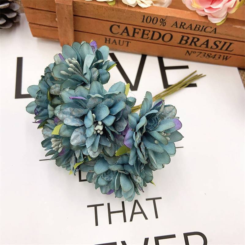 Color Carnation Home Decor Silk Flower Headdress Flower Small Flower DIY Material Flower Mori Style